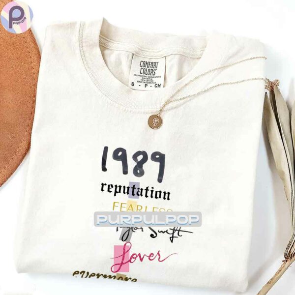 Taylor Swift Album Crossword TS12 Comfort Colors Shirt