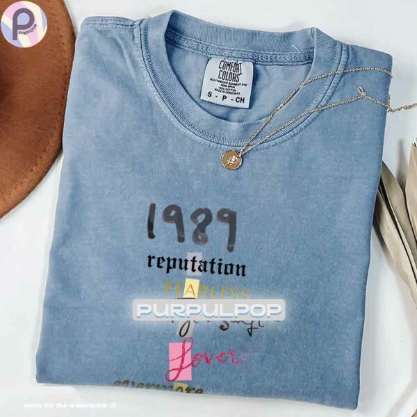 Taylor Swift Album Crossword TS12 Comfort Colors Shirt