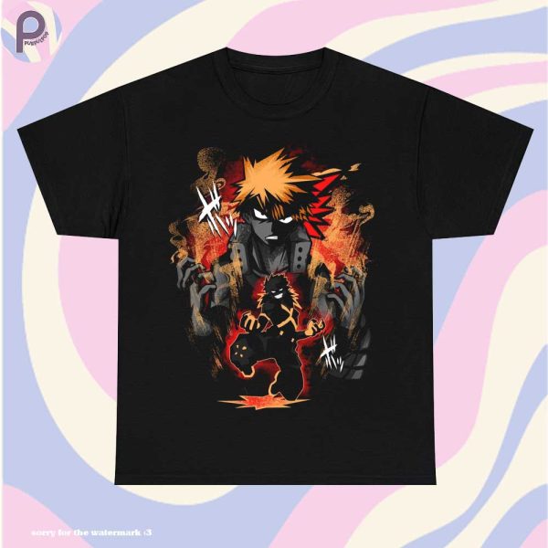 Bakugo Katsuki Shadow Boku no Hero Shirt