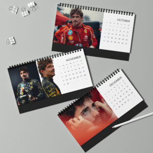 Charles Leclerc F1 Racing Desk Calendar