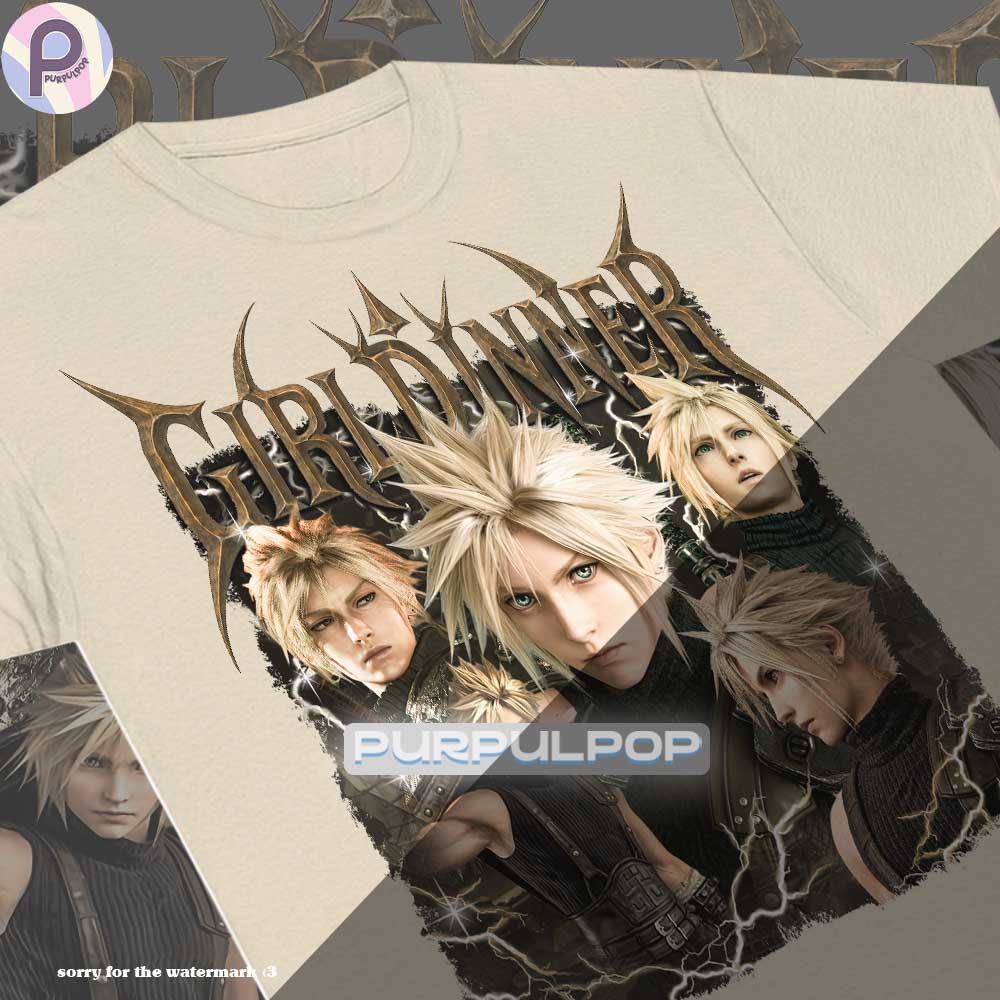 Cloud Final Fantasy Girl Dinner Vintage Shirt Cloud Final Fantasy Girl Dinner Vintage Shirt