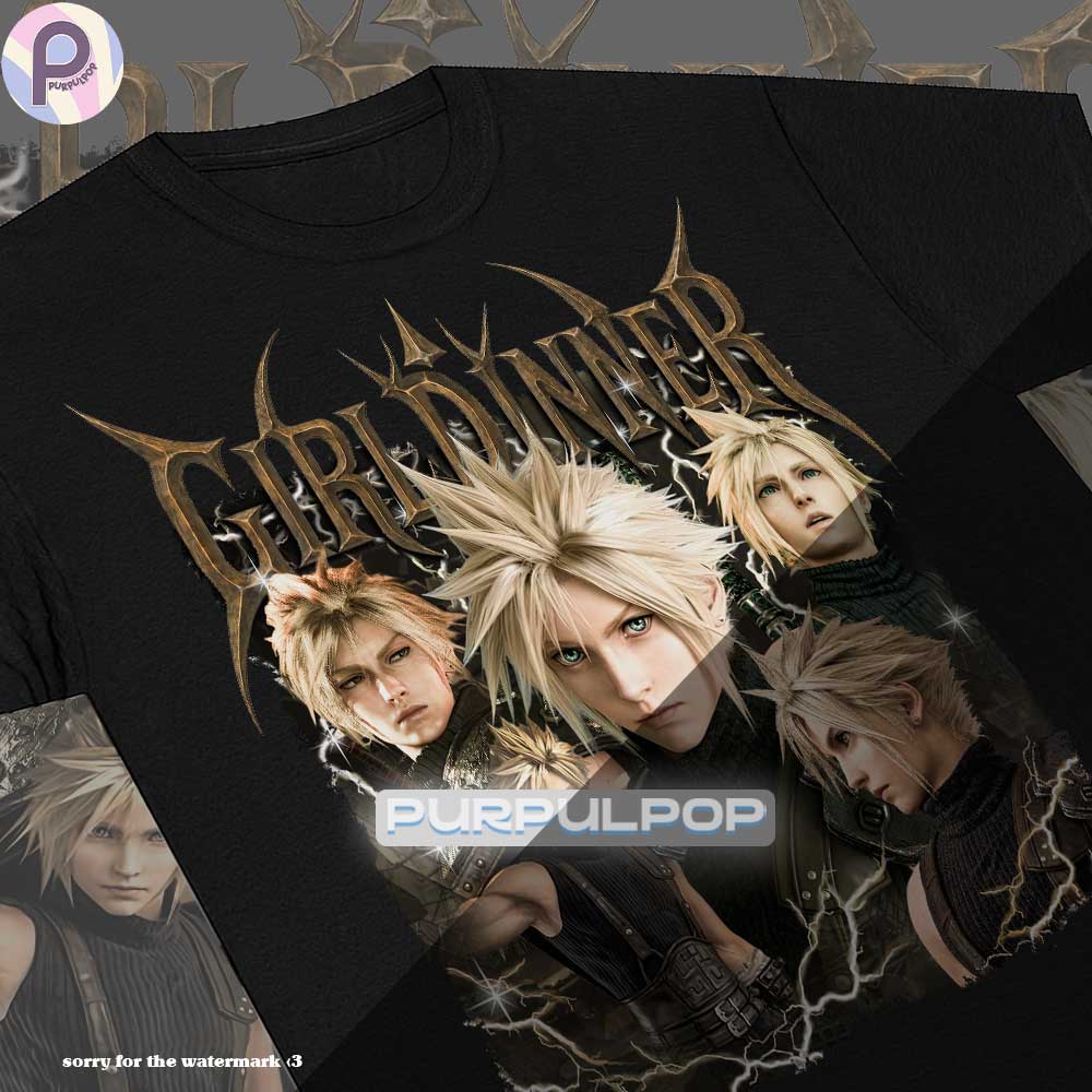 Cloud Final Fantasy Girl Dinner Vintage Shirt Cloud Final Fantasy Girl Dinner Vintage Shirt