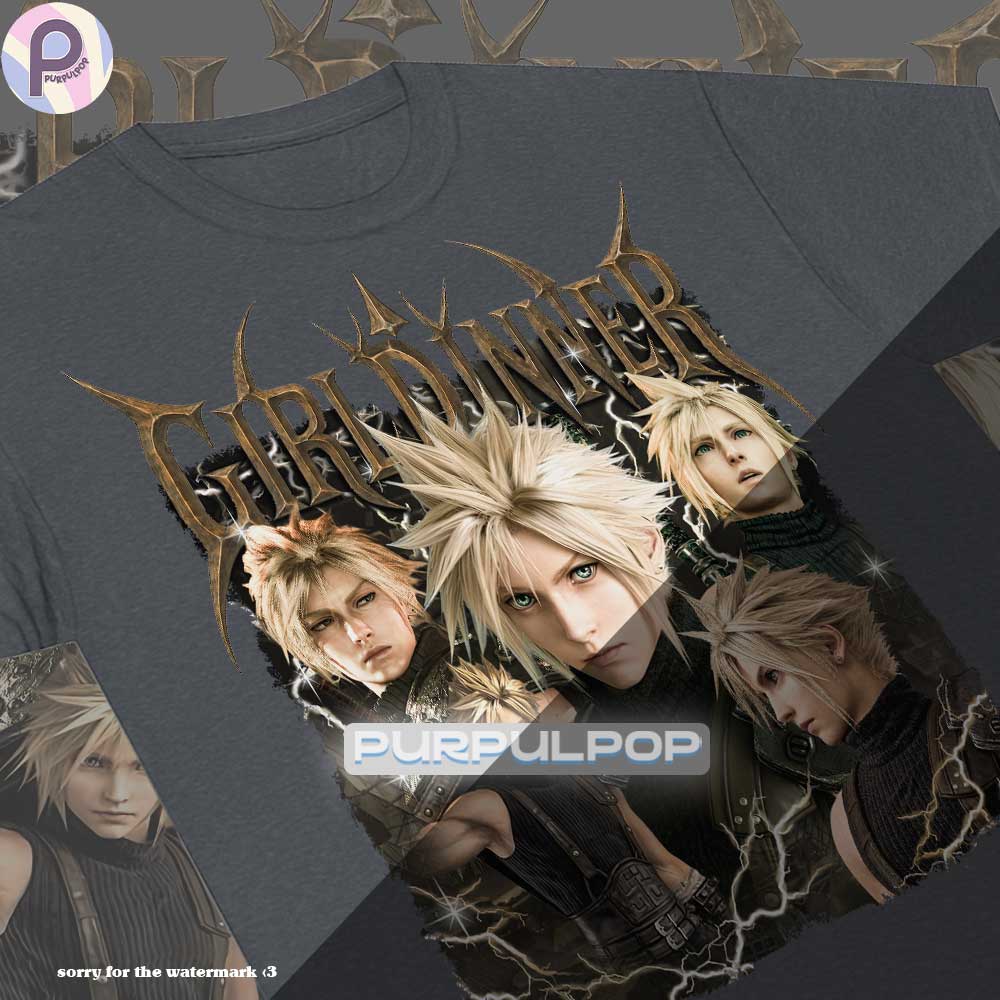 Cloud Final Fantasy Girl Dinner Vintage Shirt Cloud Final Fantasy Girl Dinner Vintage Shirt