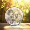 Demon Slayer Mitsuri Giyu Glass Suncatcher