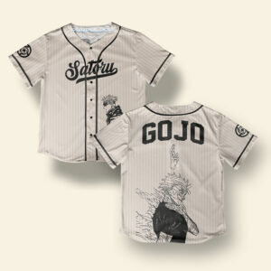 Gojo Satoru Jujutsu Kaisen Baseball Jersey Gojo Satoru Jujutsu Kaisen Baseball Jersey