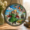Howl Moving Castle Ghibli Glass Suncatcher