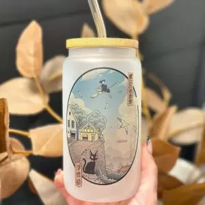 Kiki’s Delivery Service Ghibli Glass Can