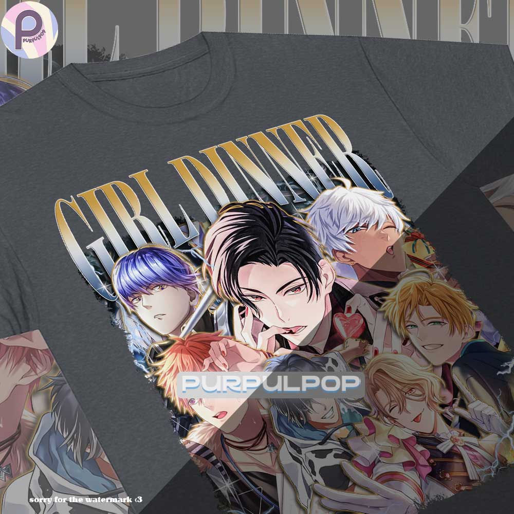 Obey Me All Characters Girl Dinner Game Shirt Obey Me All Characters Girl Dinner Game Shirt