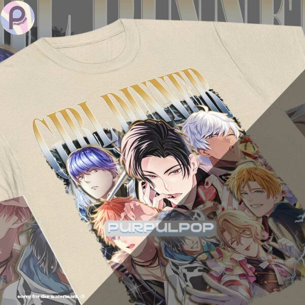 Obey Me All Characters Girl Dinner Game Shirt