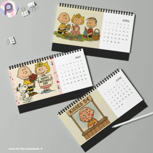 Peanuts Charlie Brown 2026 Desk Calendar