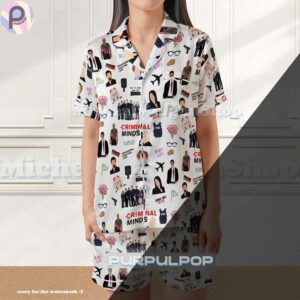 Criminal Minds Series Spencer Reid Pajamas
