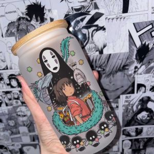 Ghibli Sprited Away Chihiro No Face Glass Can