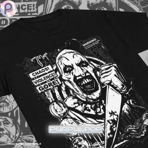 Terrifier Mad Clown Horror Movies Vintage Shirt