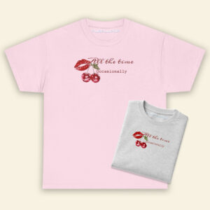 Kiss All The Time Cherry Lips Harry Styles Shirt