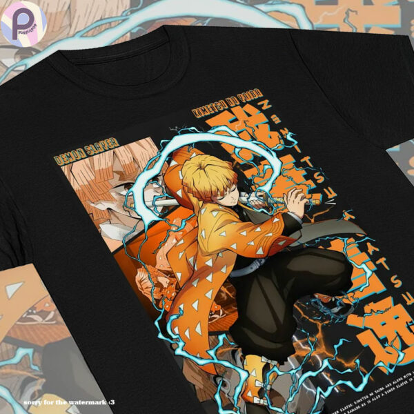 Zenitsu Agatsuma Demon Slayer KNY Shirt