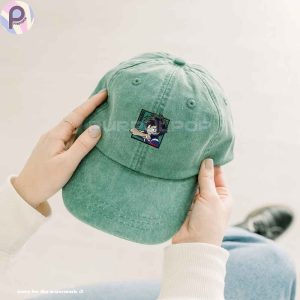 Deku MHA Embroidered Washed Hat
