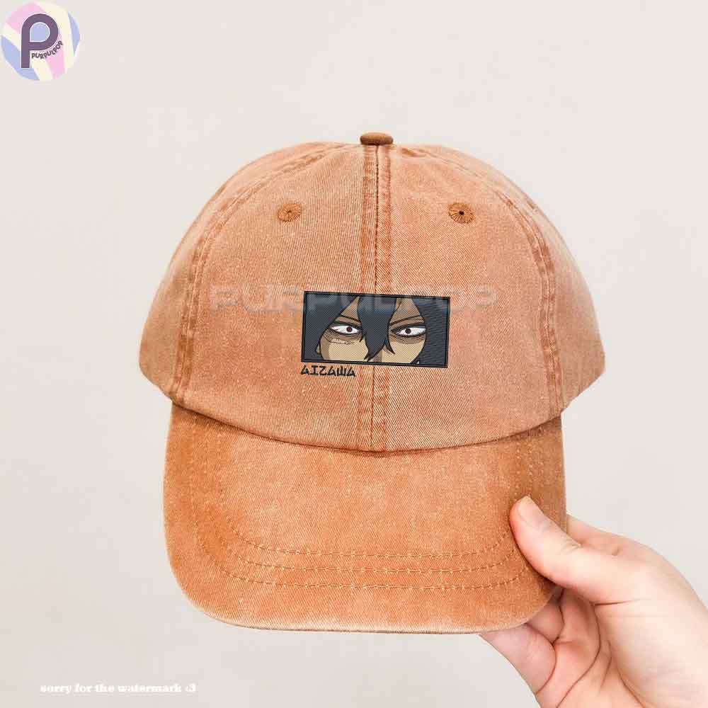 Aizawa MHA Embroidered Washed Hat Aizawa MHA Embroidered Washed Hat