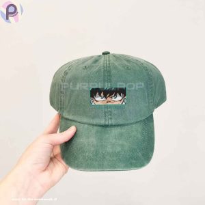 Deku Izuku MHA Embroidered Washed Hat