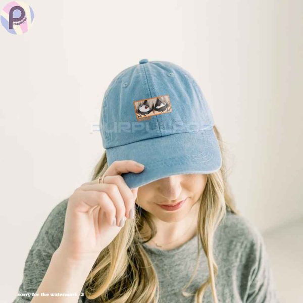 Bakugo Eyes MHA Embroidered Washed Hat