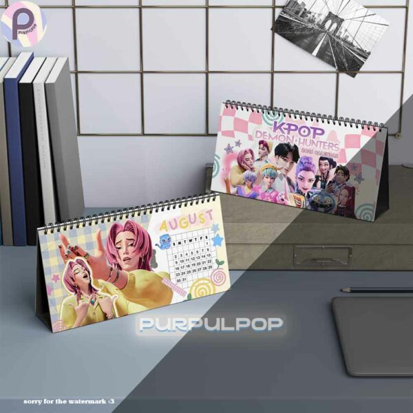 Kpop Demon Hunters 2026 Desk Calendar