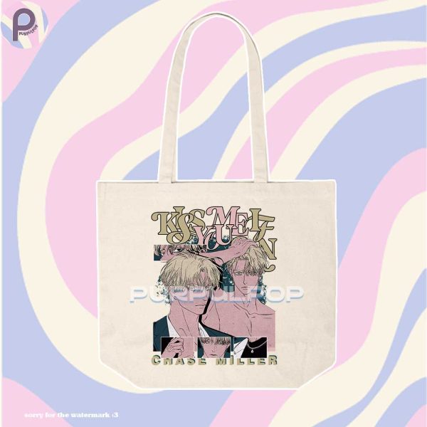 Kiss Me If You Can Chase Tote Bag