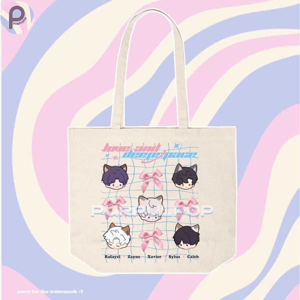 Love and Deepspace Chibi Bow Y2K Tote Bag