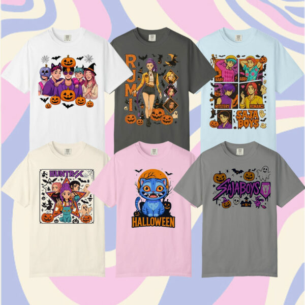 Kpop Demon Hunters Halloween Saja Boys Huntrix Shirt