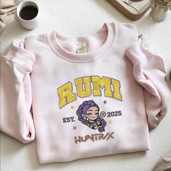 Kpop Demon Hunters Huntrix Saja Boys Embroidered Shirt