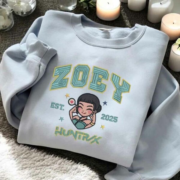 Kpop Demon Hunters Huntrix Saja Boys Embroidered Shirt