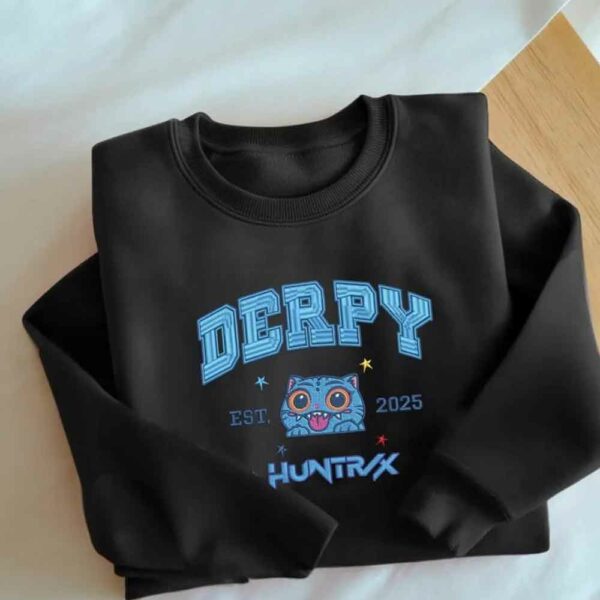 Kpop Demon Hunters Huntrix Saja Boys Embroidered Shirt