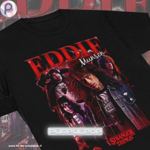 Eddie Munson Stranger Things Retro Shirt