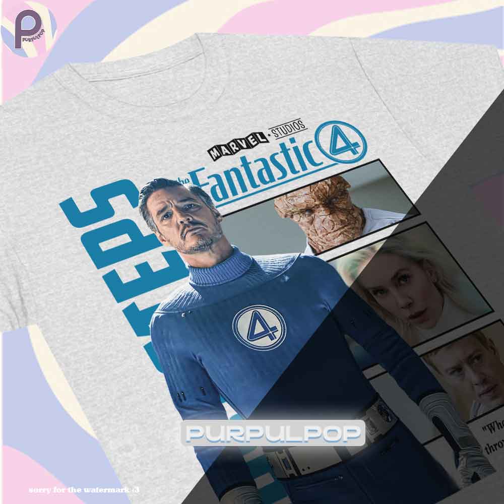 Fantastic Four First Step 2025 Movie Frame Shirt Fantastic Four First Step 2025 Movie Frame Shirt
