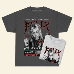 Felix Stray Kids Dominate 2025 World Tour Shirt