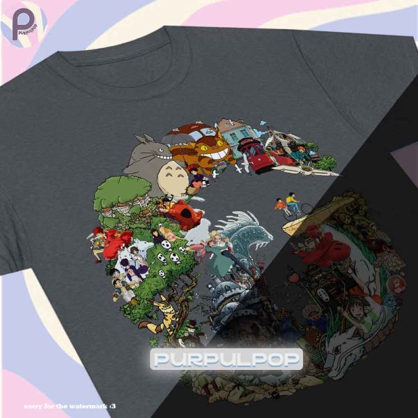 Ghibli Studio Collection G Art Shirt