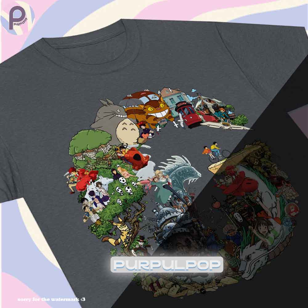 Ghibli Studio Collection G Art Shirt Ghibli Studio Collection G Art Shirt
