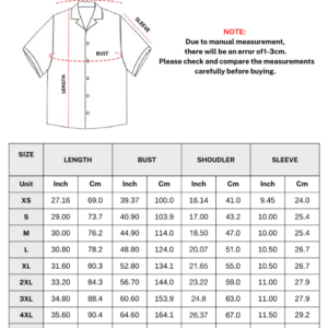 One Piece Sea Pattern Hawaiian Button Up Shirt