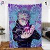 Gojo Satoru Jujutsu Kaisen Woven Blanket