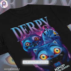 Derpy Tiger Kpop Demon Hunters Vintage Shirt