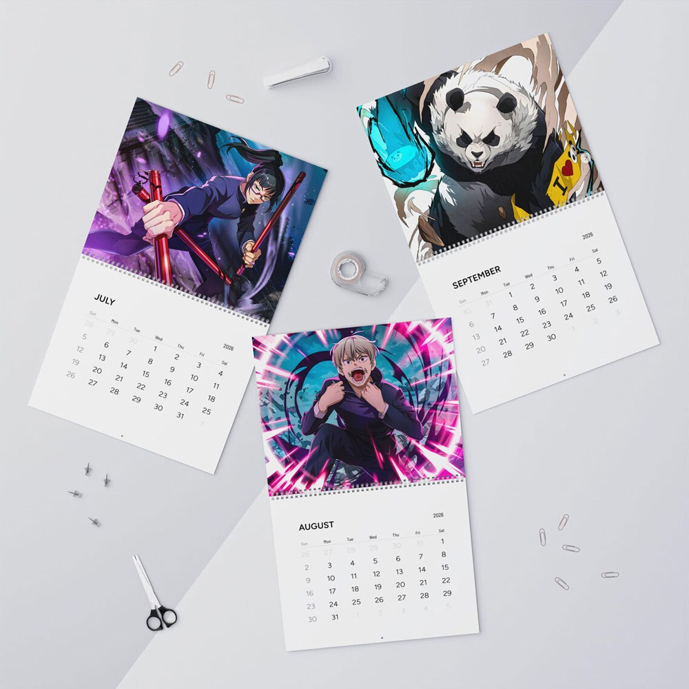 Jujutsu Kaisen 2026 Calendar Jujutsu Kaisen 2026 Calendar