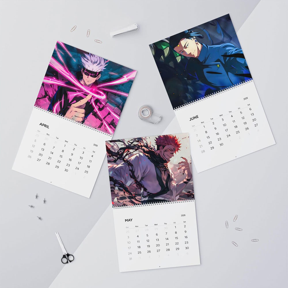 Jujutsu Kaisen 2026 Calendar Jujutsu Kaisen 2026 Calendar