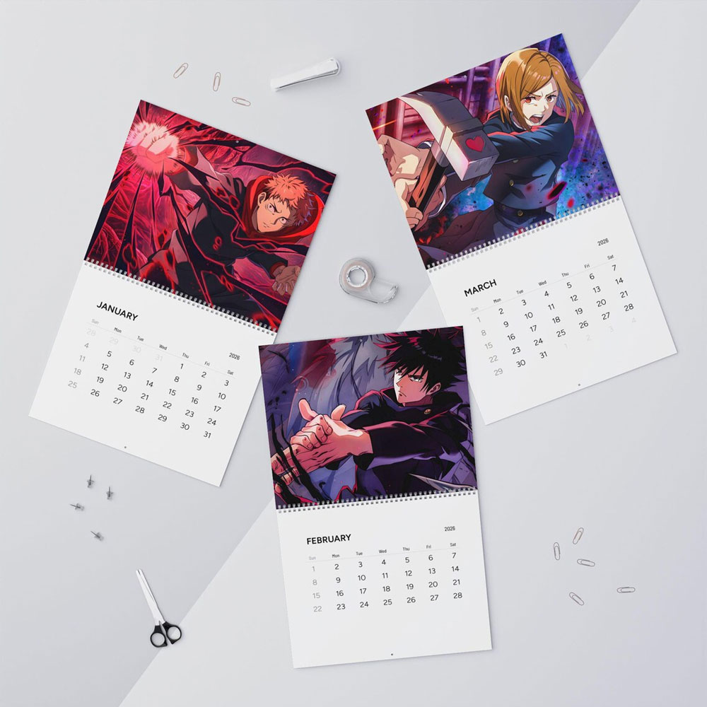 Jujutsu Kaisen 2026 Calendar Jujutsu Kaisen 2026 Calendar