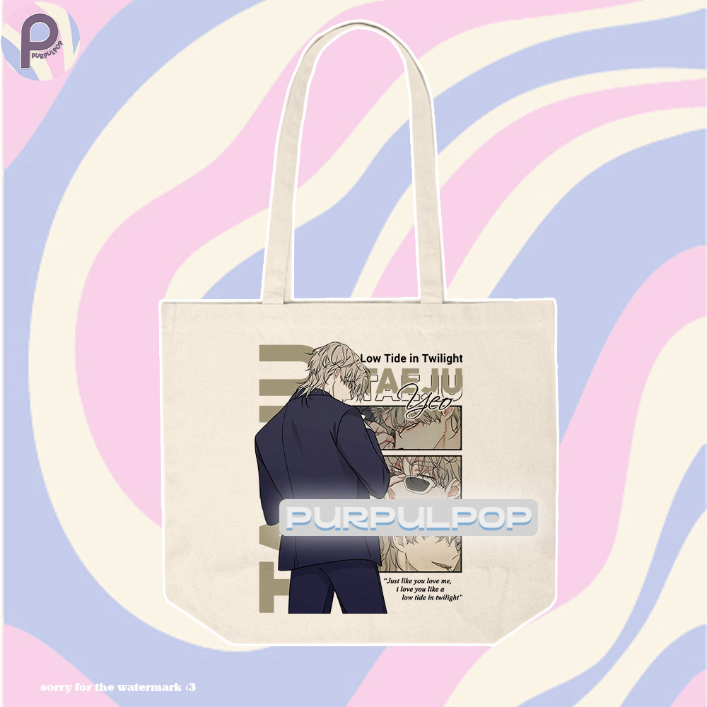 Yeo Taeju Lowtide in Twilight Manhwa BL Tote Bag Yeo Taeju Lowtide in Twilight Manhwa BL Tote Bag