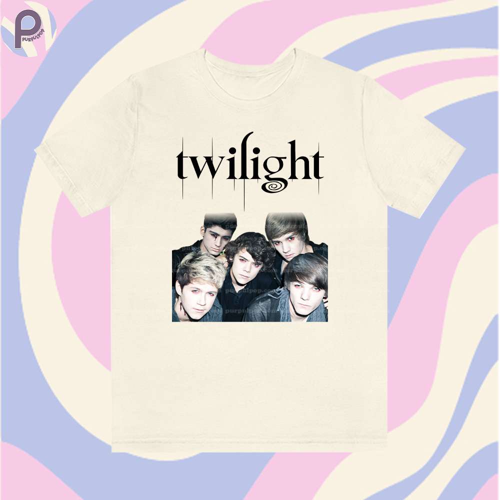 One Direction Twilight Shirt - Purpul Pop