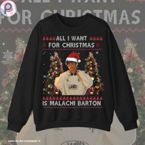 Malachi Barton All I Want for Christmas Shirt