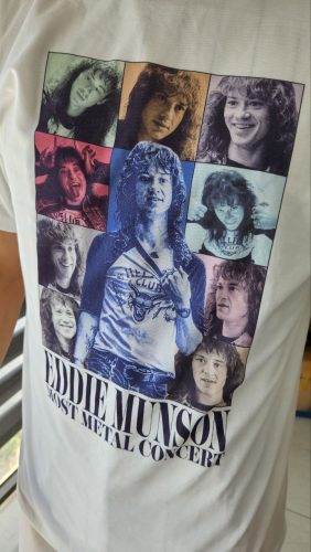 Eddie Munson The Most Metal Concert Shirt photo review
