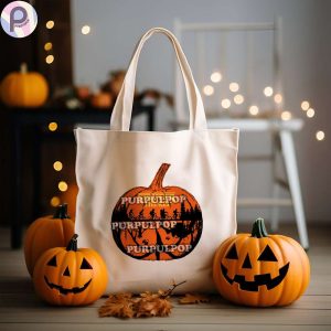 Stranger Things Pumpkin Tote Bag