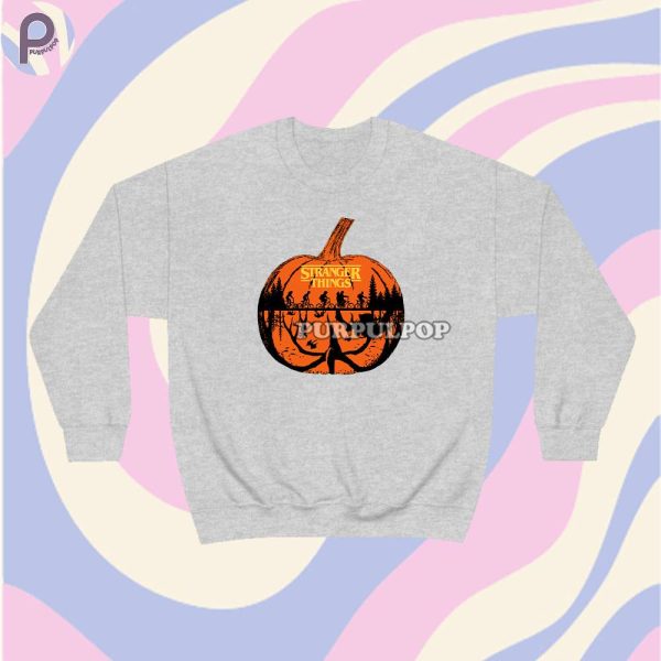 Stranger Things Pumpkin Sweatshirt Hoodie