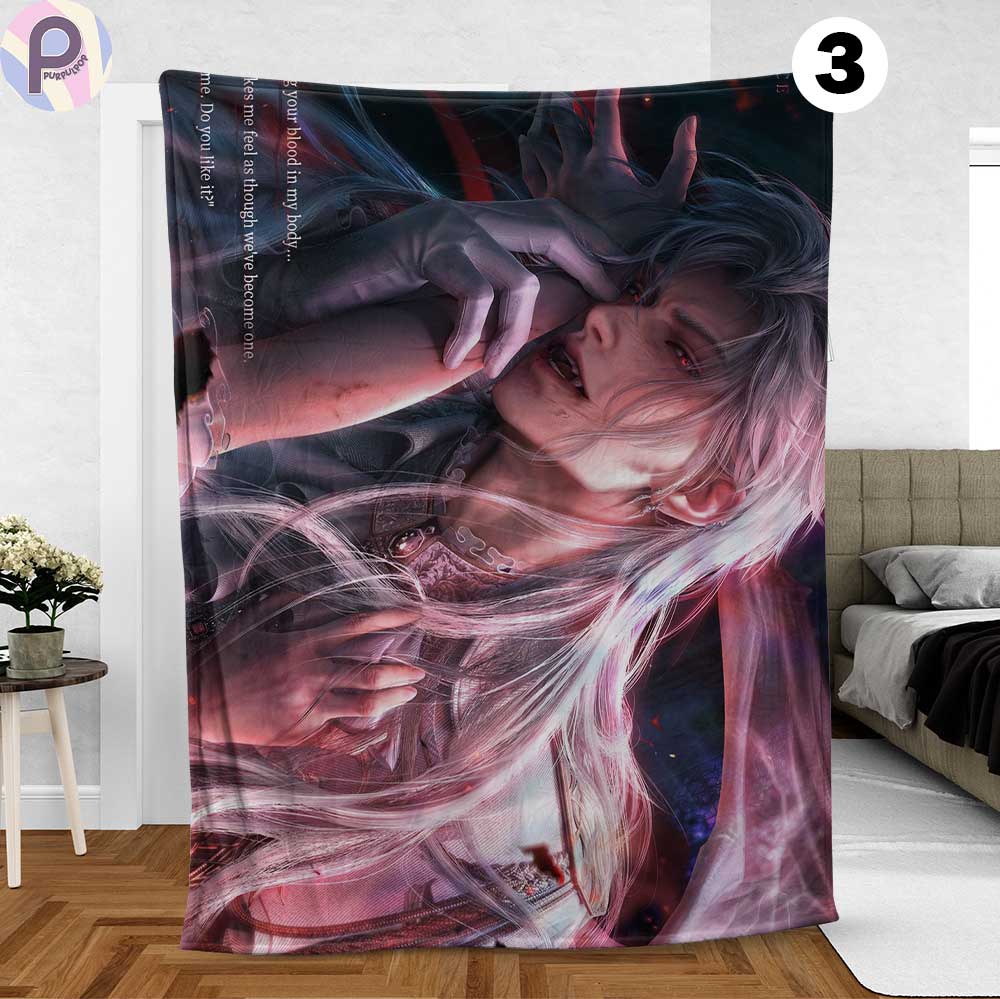 Sylus Silverwing Fiend Love and Deepspace Blanket Sylus Silverwing Fiend Love and Deepspace Blanket