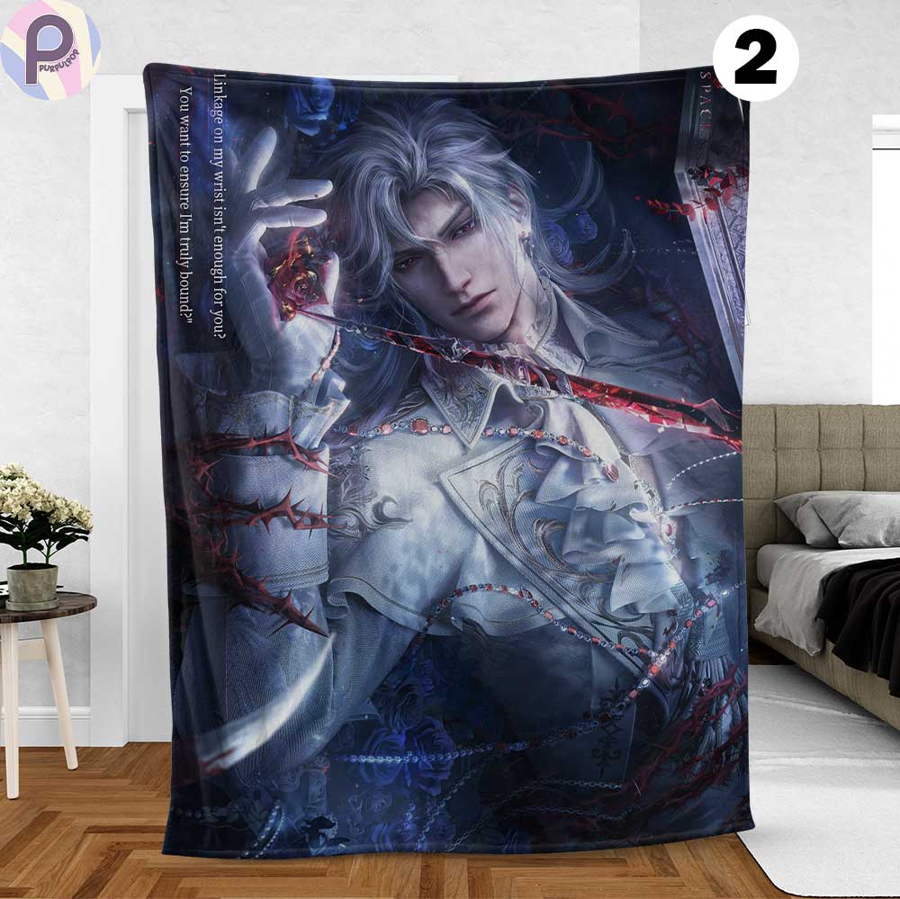 Sylus Silverwing Fiend Love and Deepspace Blanket Sylus Silverwing Fiend Love and Deepspace Blanket