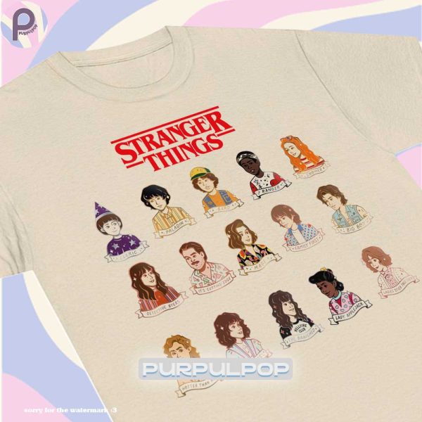 Stranger Things Art 2025 Movie Shirt